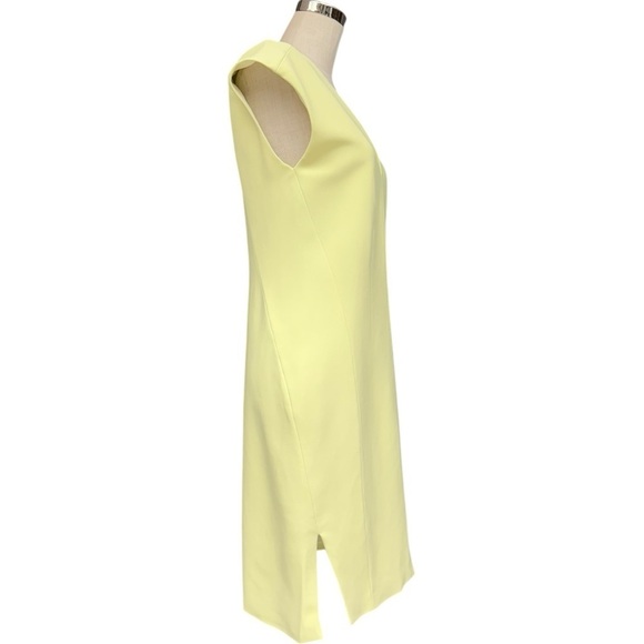 Narciso Rodriguez Bond Crepe Sheath Dress - Citrus Yellow - Size 40 - Picture 4 of 13